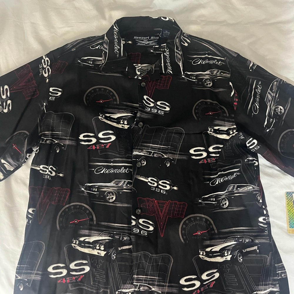 Men’s sport car shirt xxl